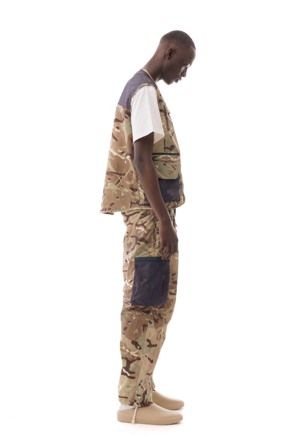 Lc23 Nylon Multipocket Camo Vest