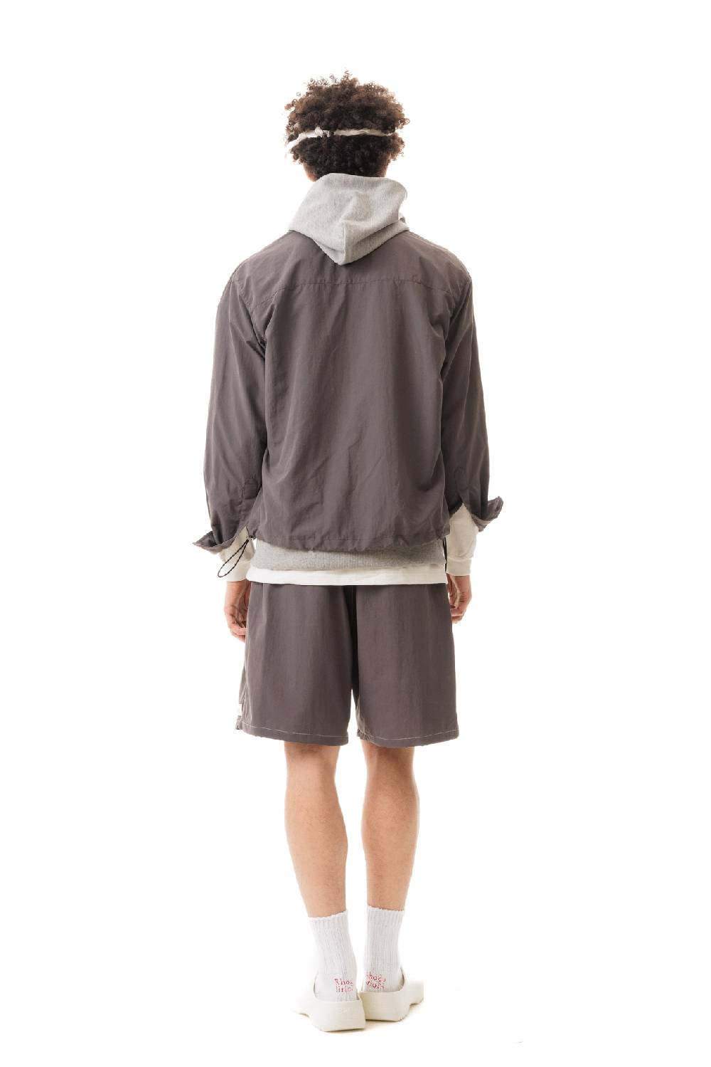 Lc23 Nylon Shirt Grey-Cream