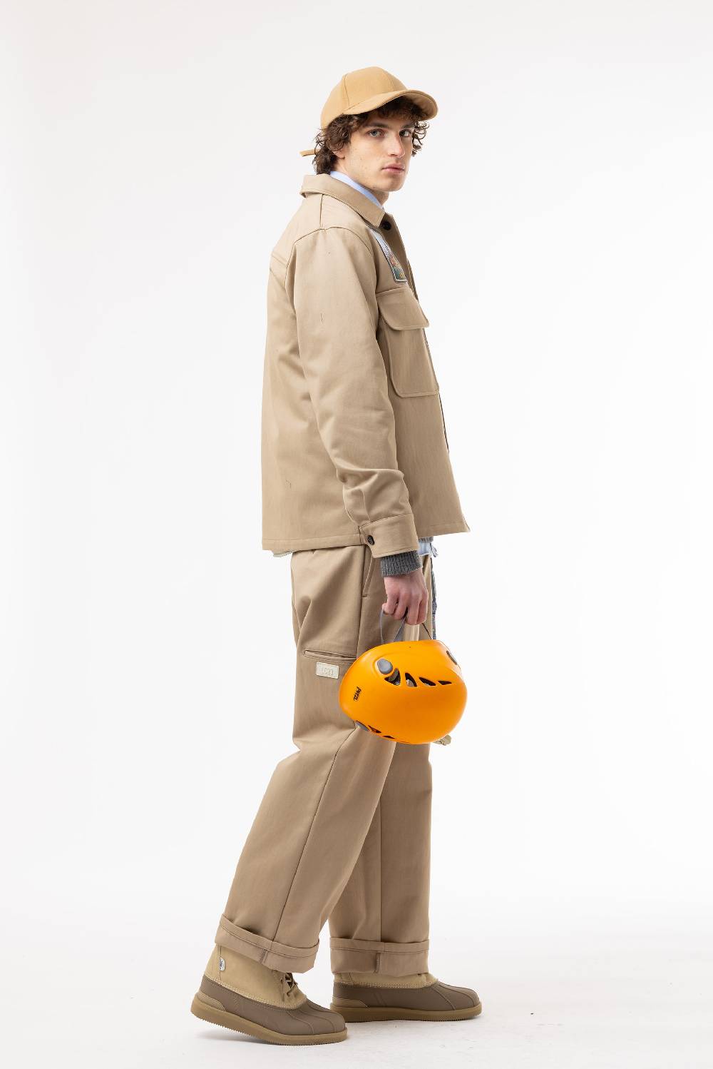 Lc23 Patch Canvas Overshirt Beige