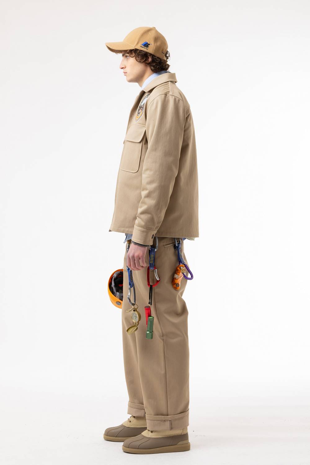 Lc23 Patch Canvas Overshirt Beige