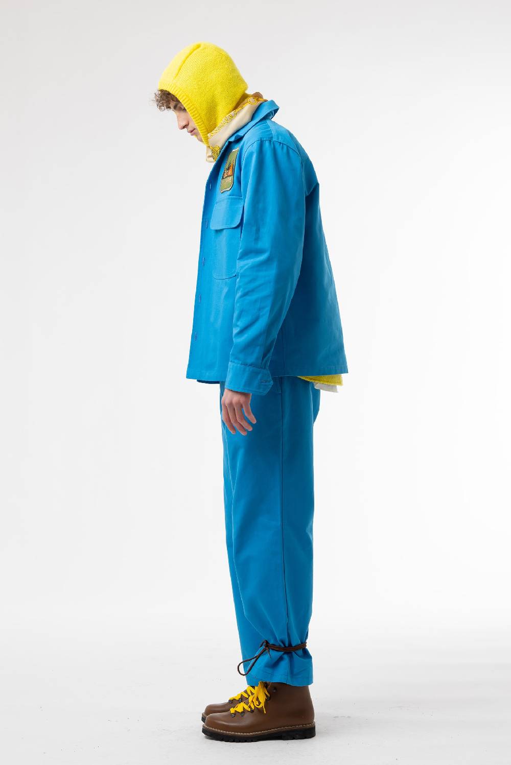 Lc23 Patch Canvas Overshirt Turquoise