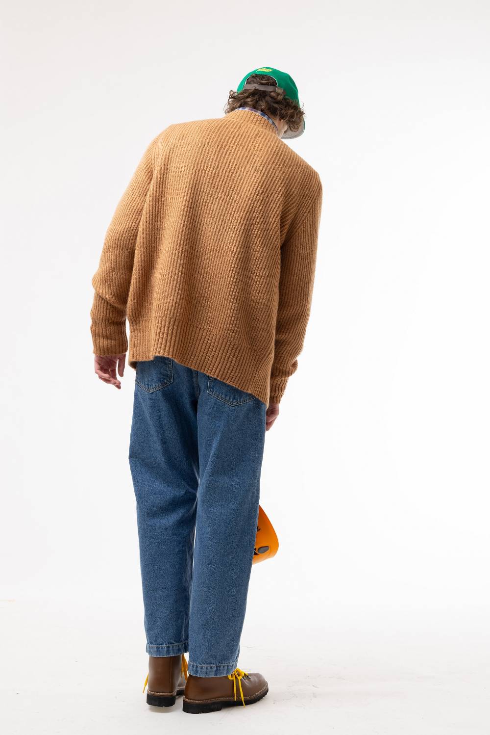 Lc23 Patch Cardigan Camel