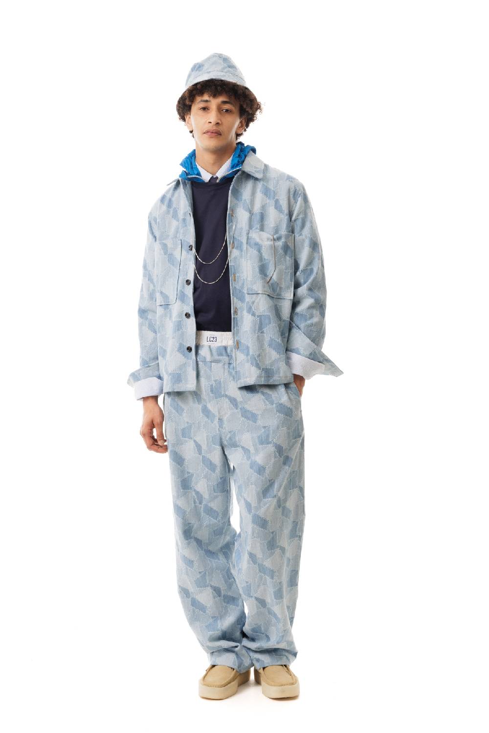 Lc23 Patchwork Denim Overshirt