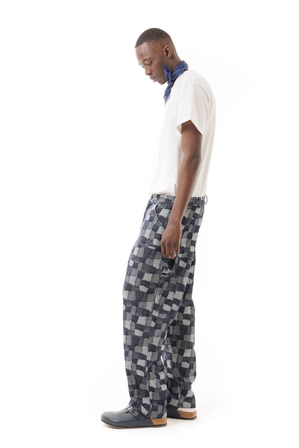 Lc23 Patchwork Denim Work Trousers