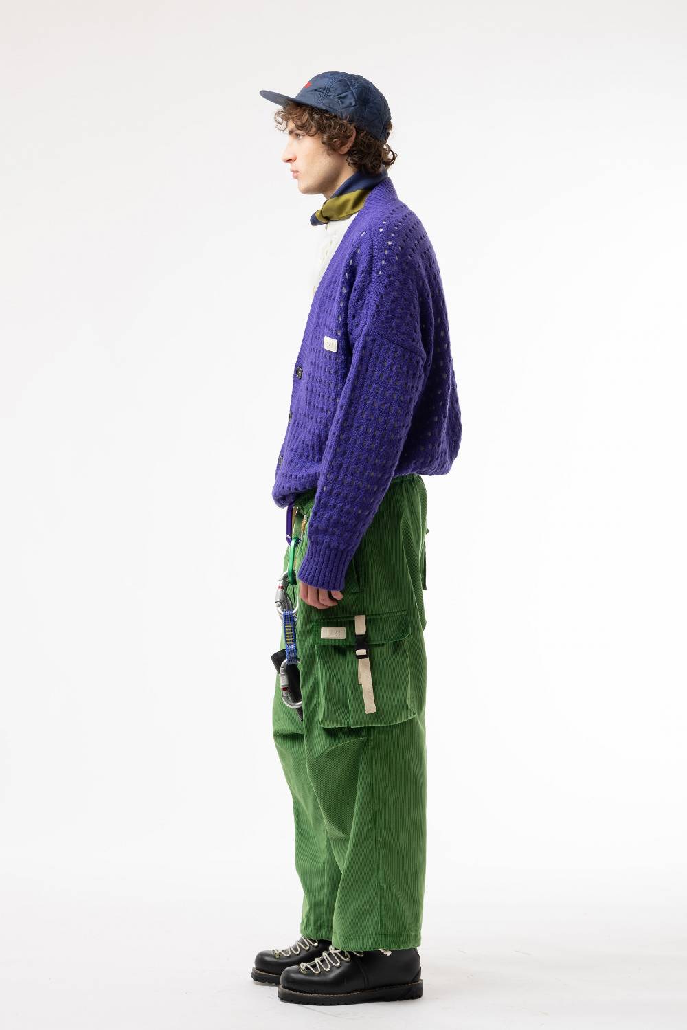 Lc23 Perforated Cardigan Purple