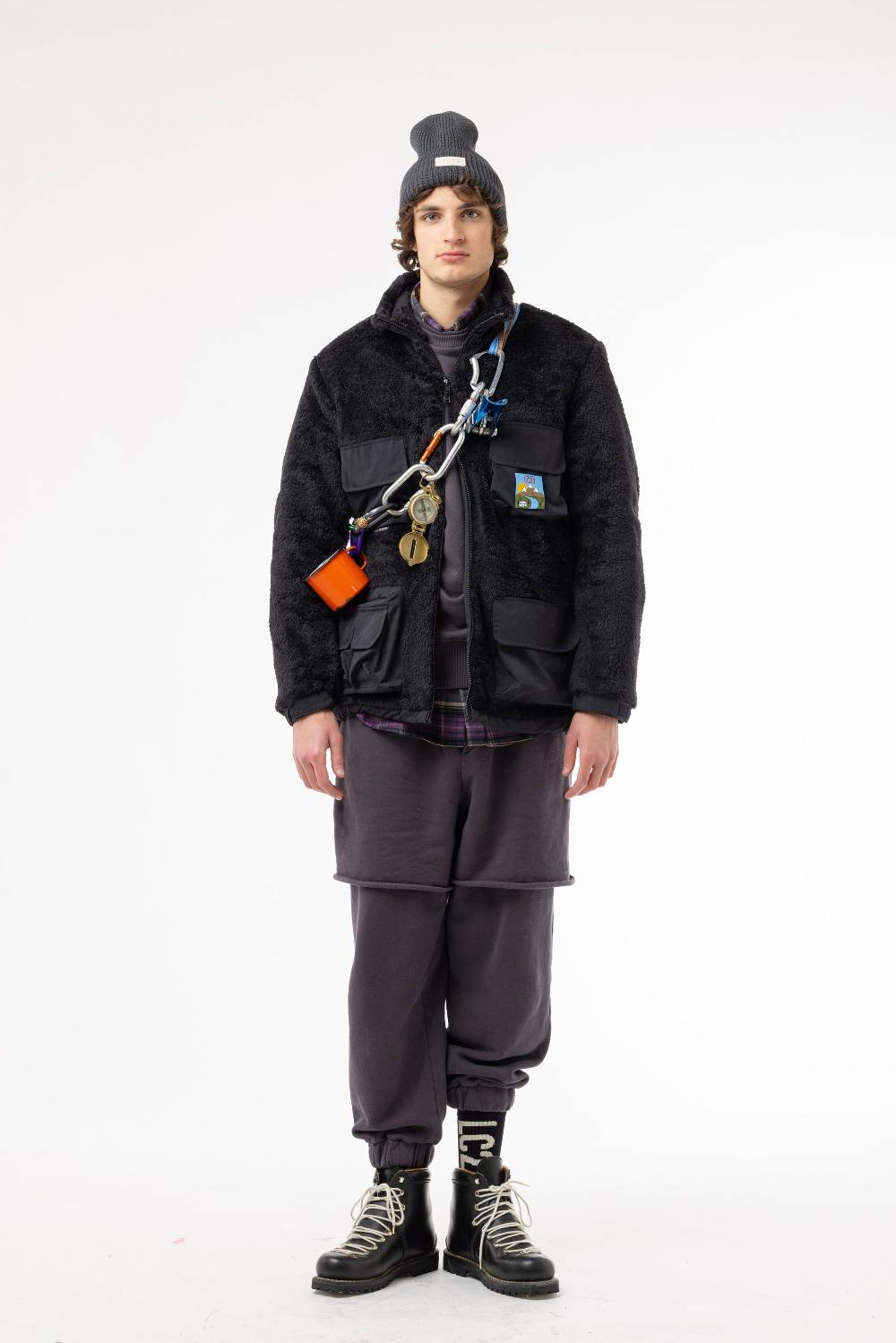 Lc23 Polartec Sherpa Jacket Black