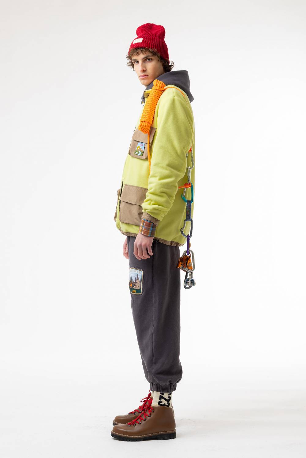 Lc23 Polartec Sherpa Jacket Yellow