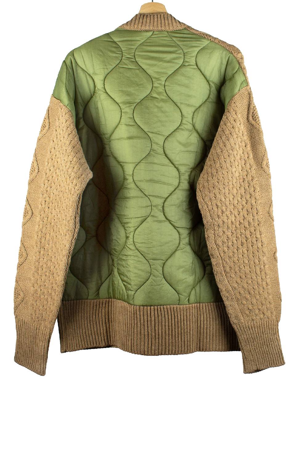 Lc23 Quilted Cardigan Camel