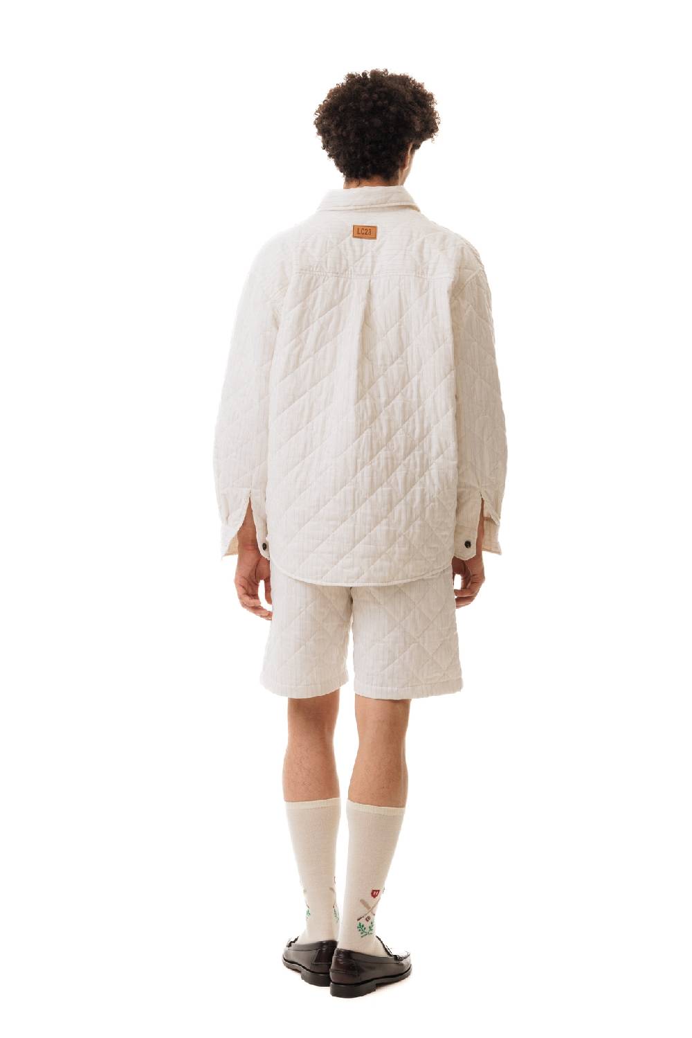 Lc23 Quilted Popeline Overshirt Cream