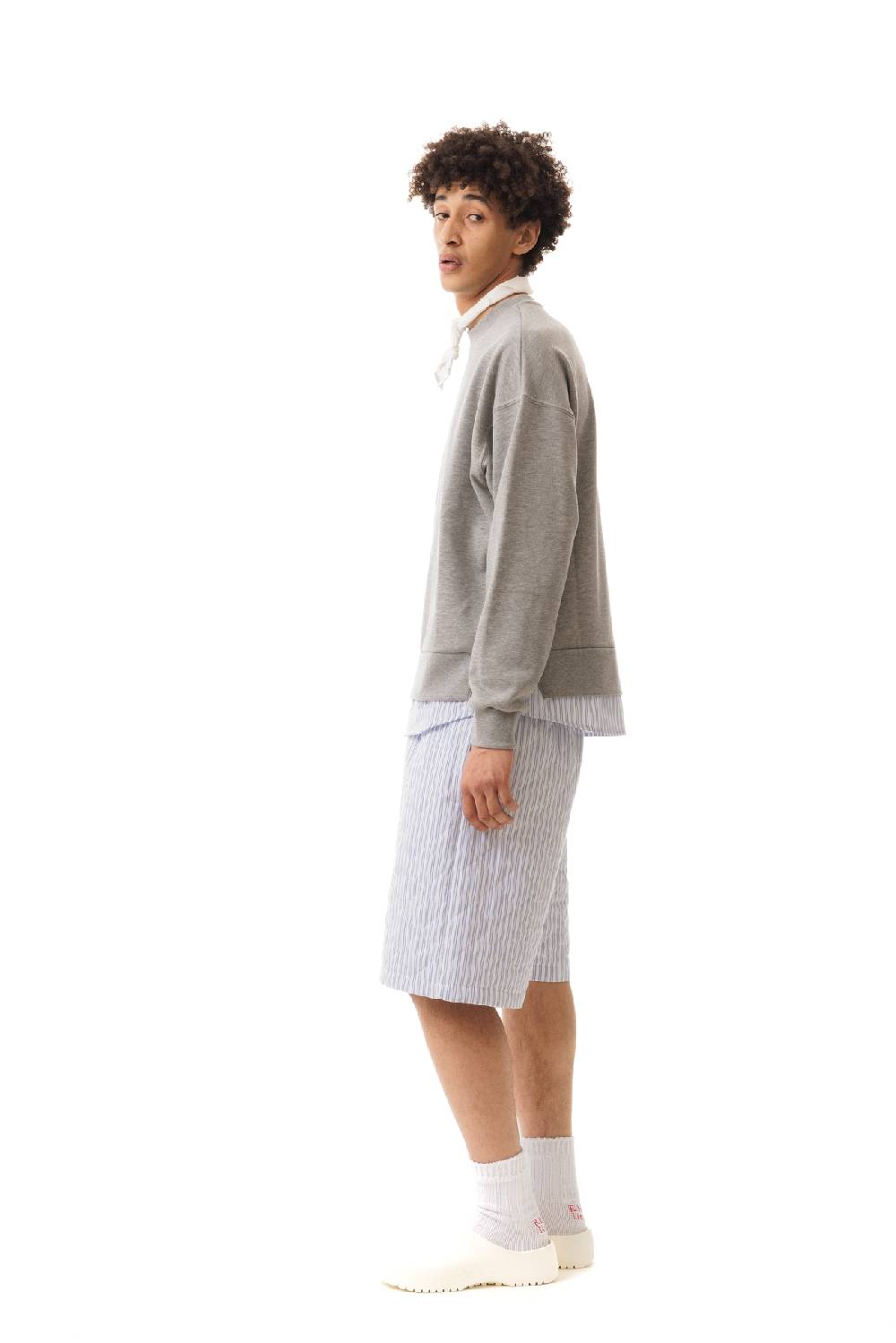 Lc23 Quilted Popeline Shorts White-Blue