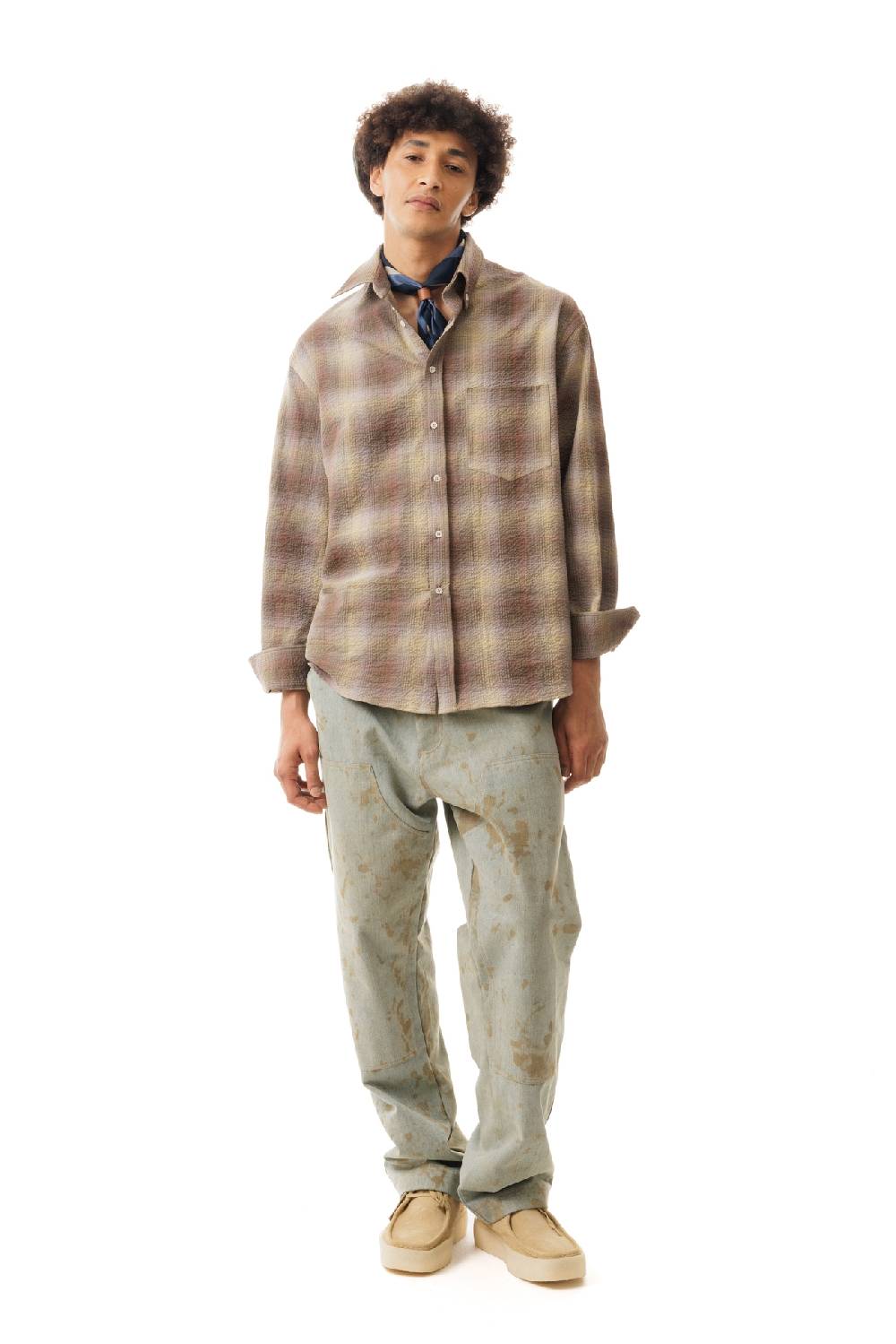 Lc23 Seersucker Check Shirt