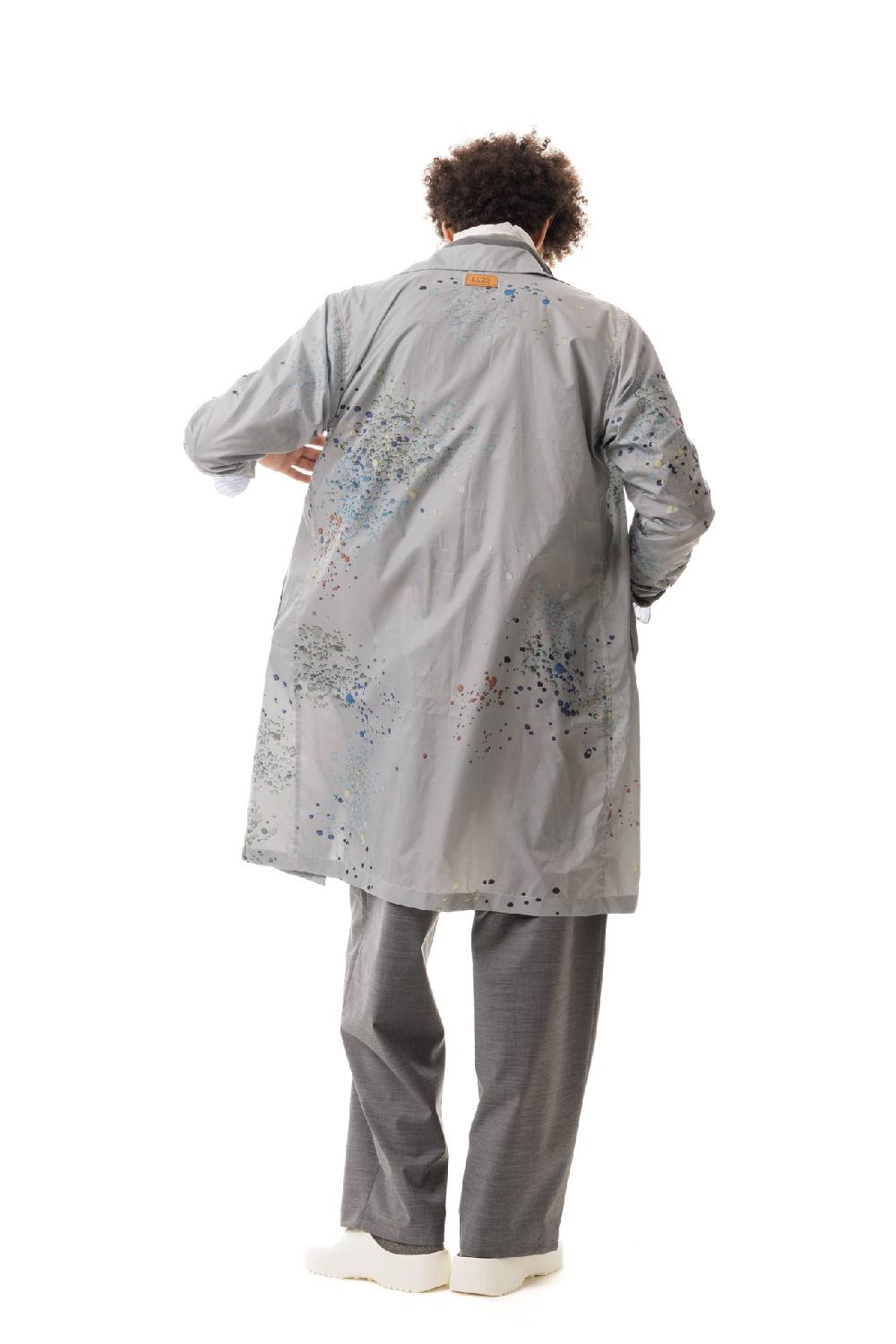 Lc23 Splash Printed Nylon Coat