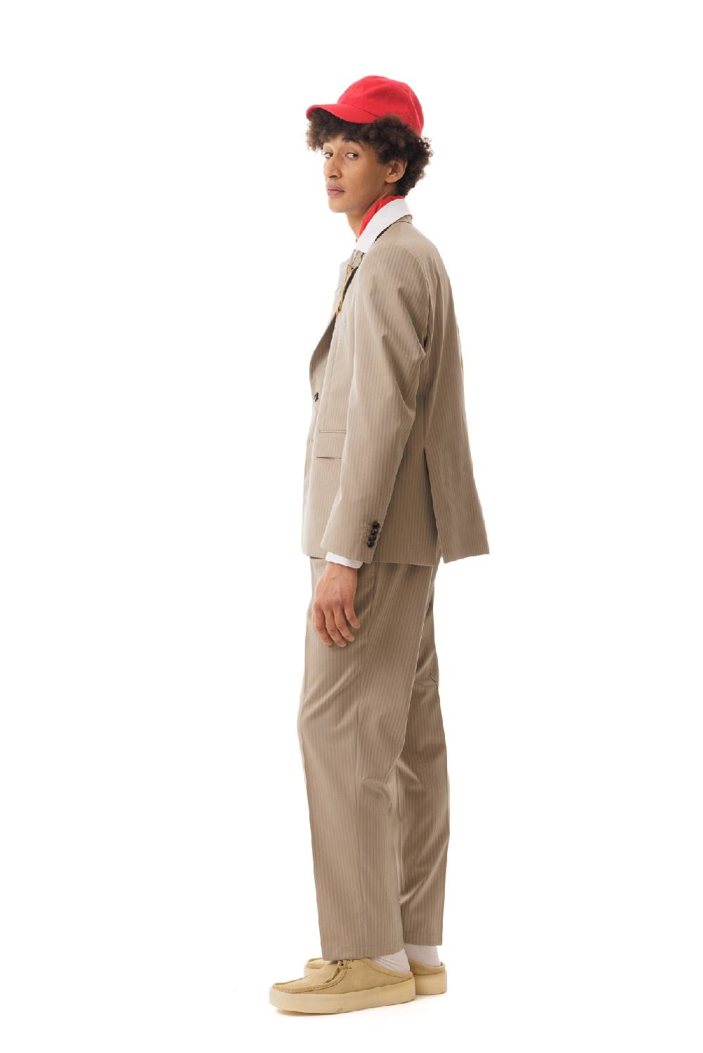 Lc23 Stripes Beige Blazer