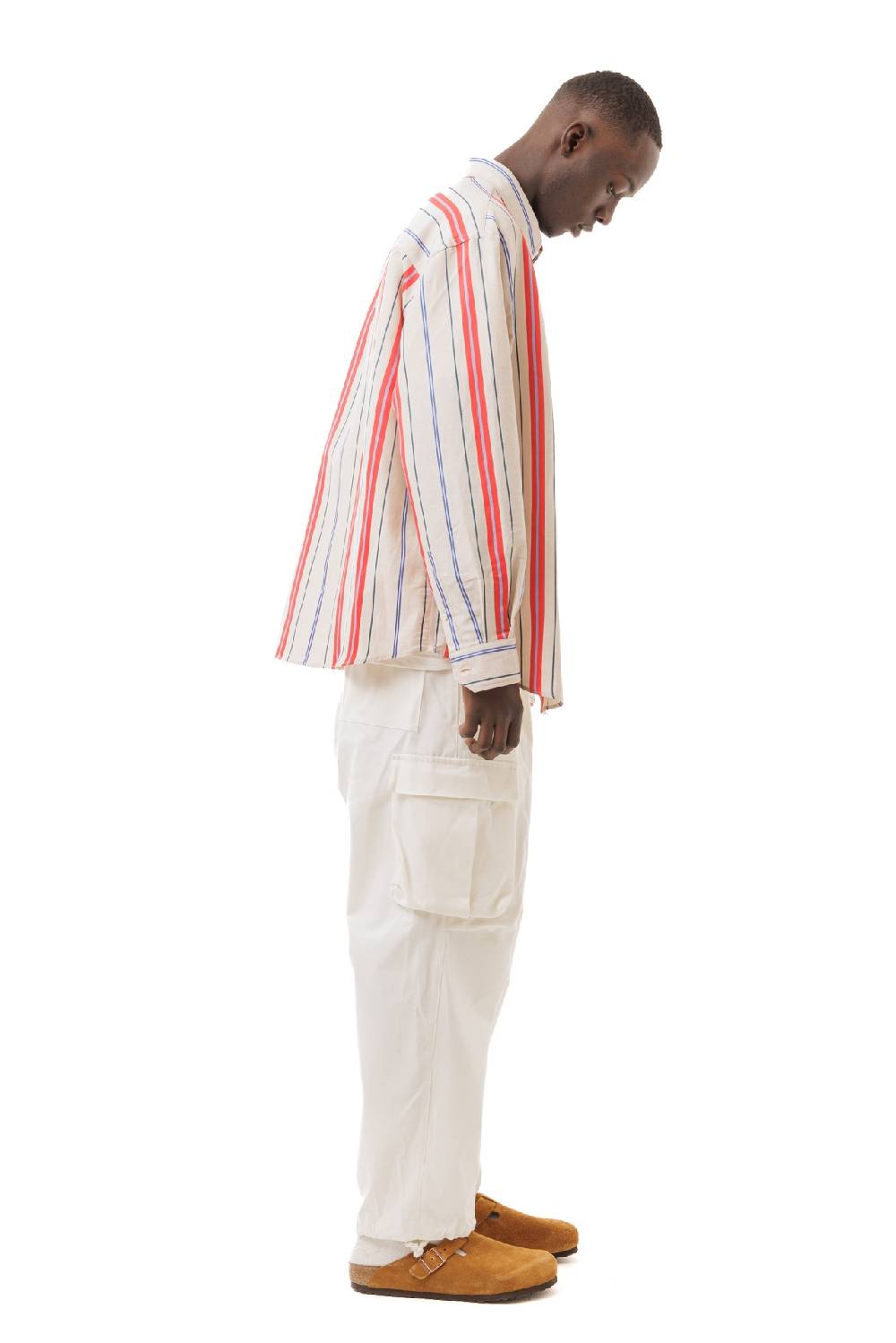 Lc23 Stripes Beige-Red Shirt