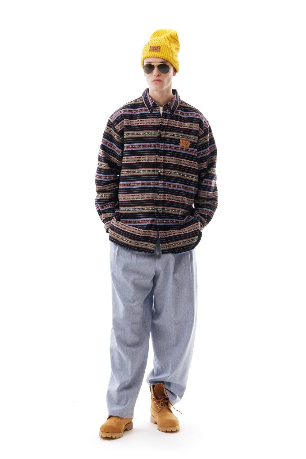 Lc23 Stripes Jaquard Overshirt