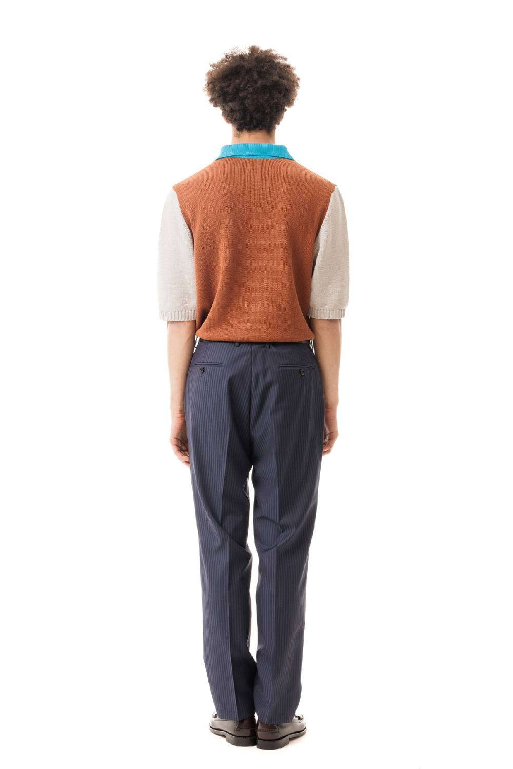 Lc23 Stripes Navy Trousers