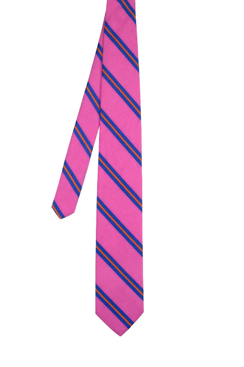 Lc23 Stripes Pink Tie