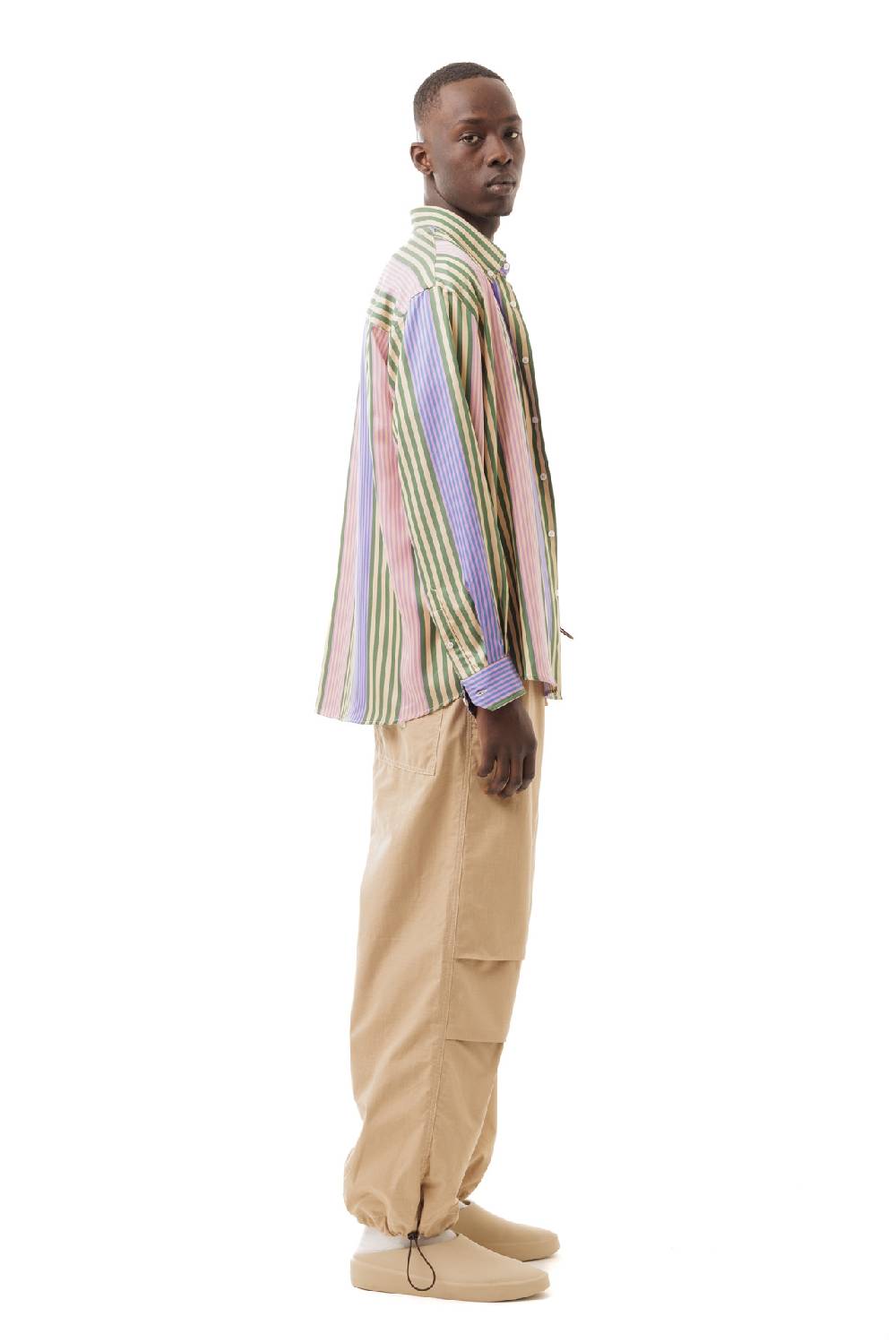 Lc23 Stripes Violet-Green Shirt