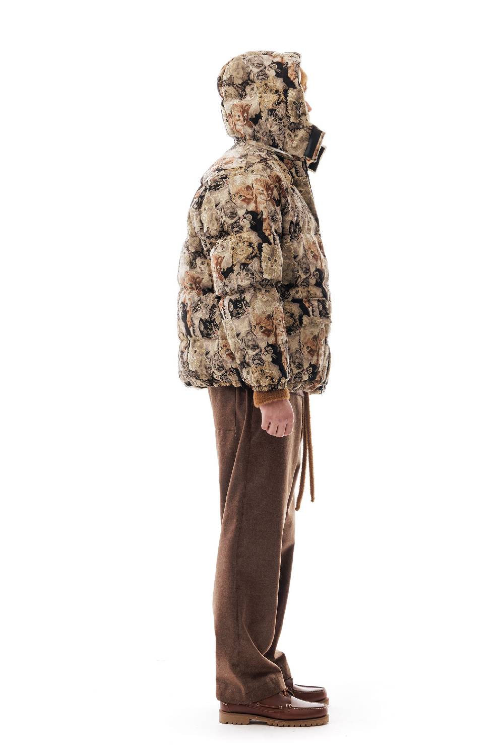 Lc23 Tapestry Cats Down Jacket