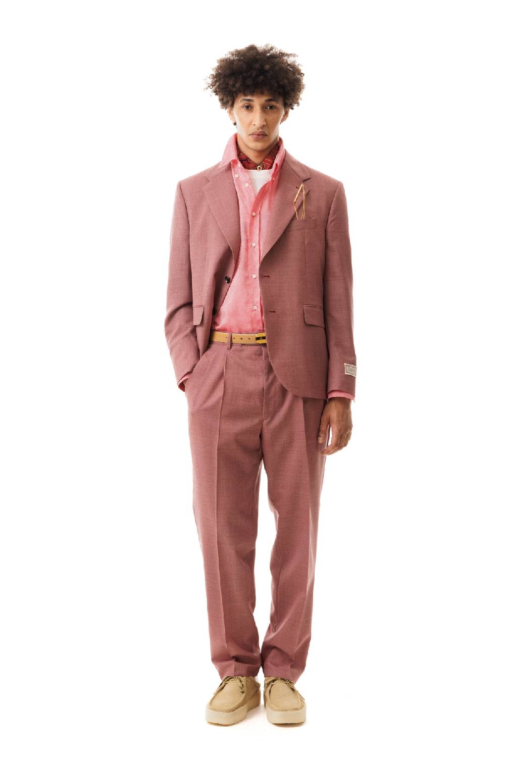 Lc23 Tela Rustica Pink Blazer