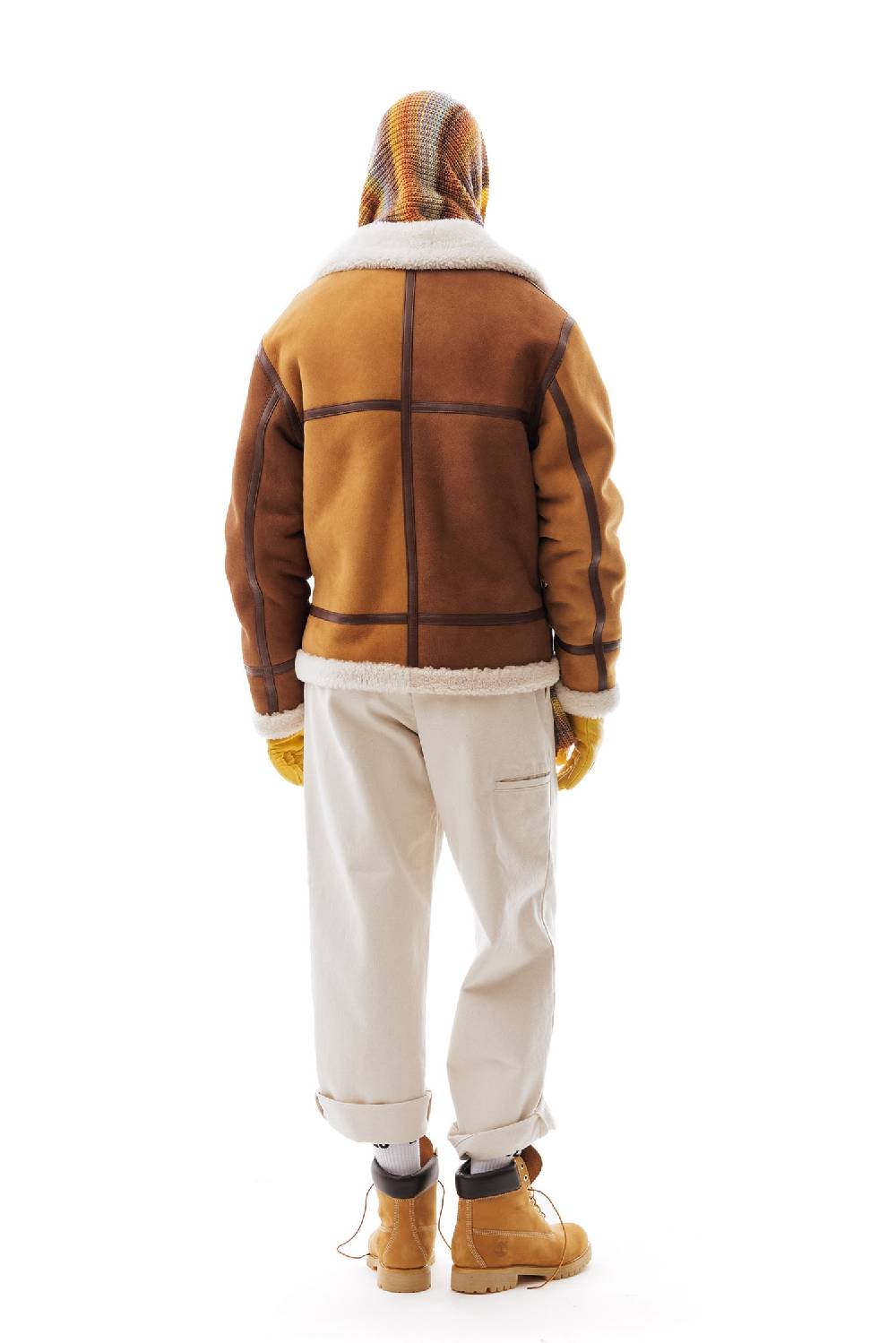 Lc23 Two-Tone Shearling Jacket