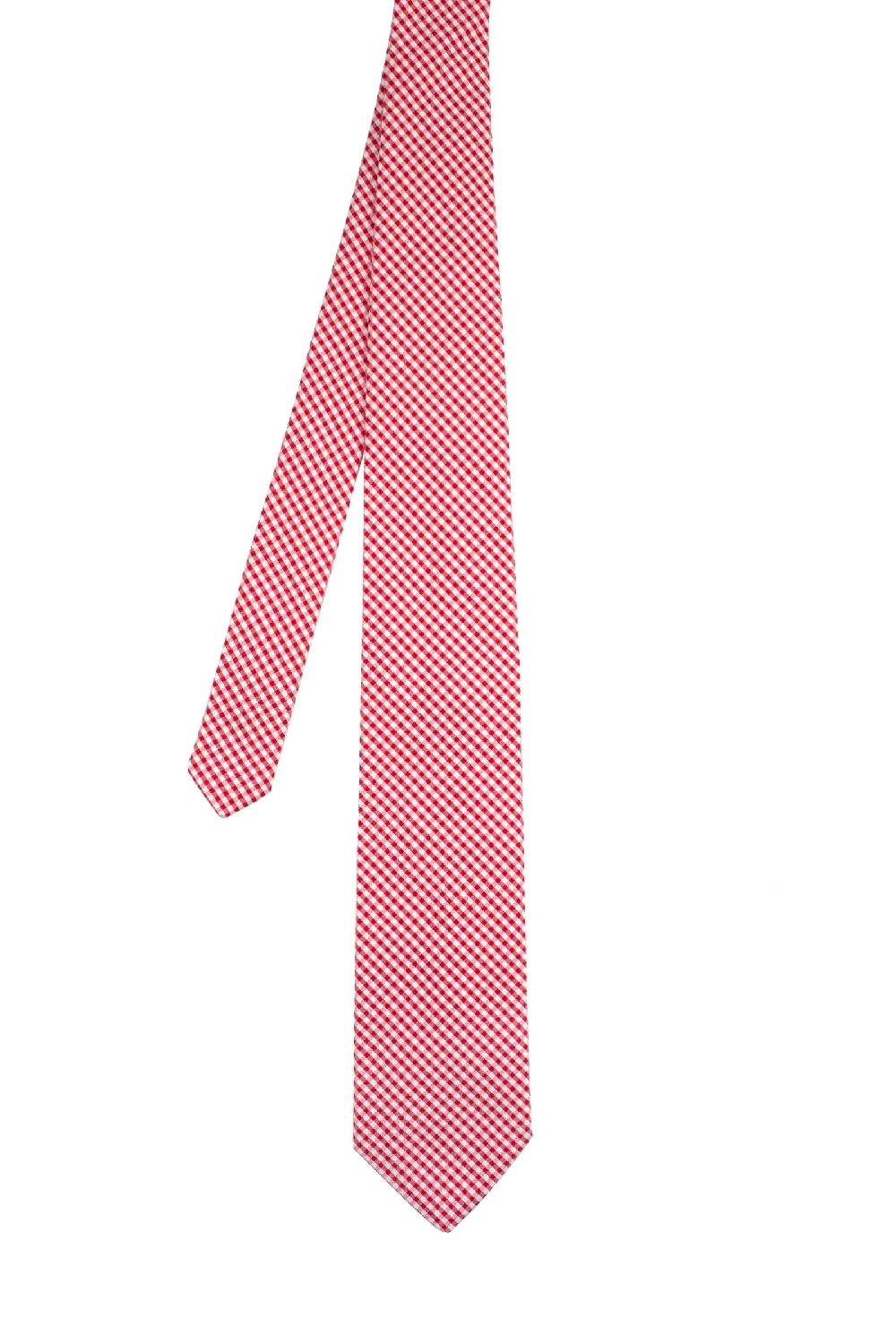 Lc23 Vichy Red Tie
