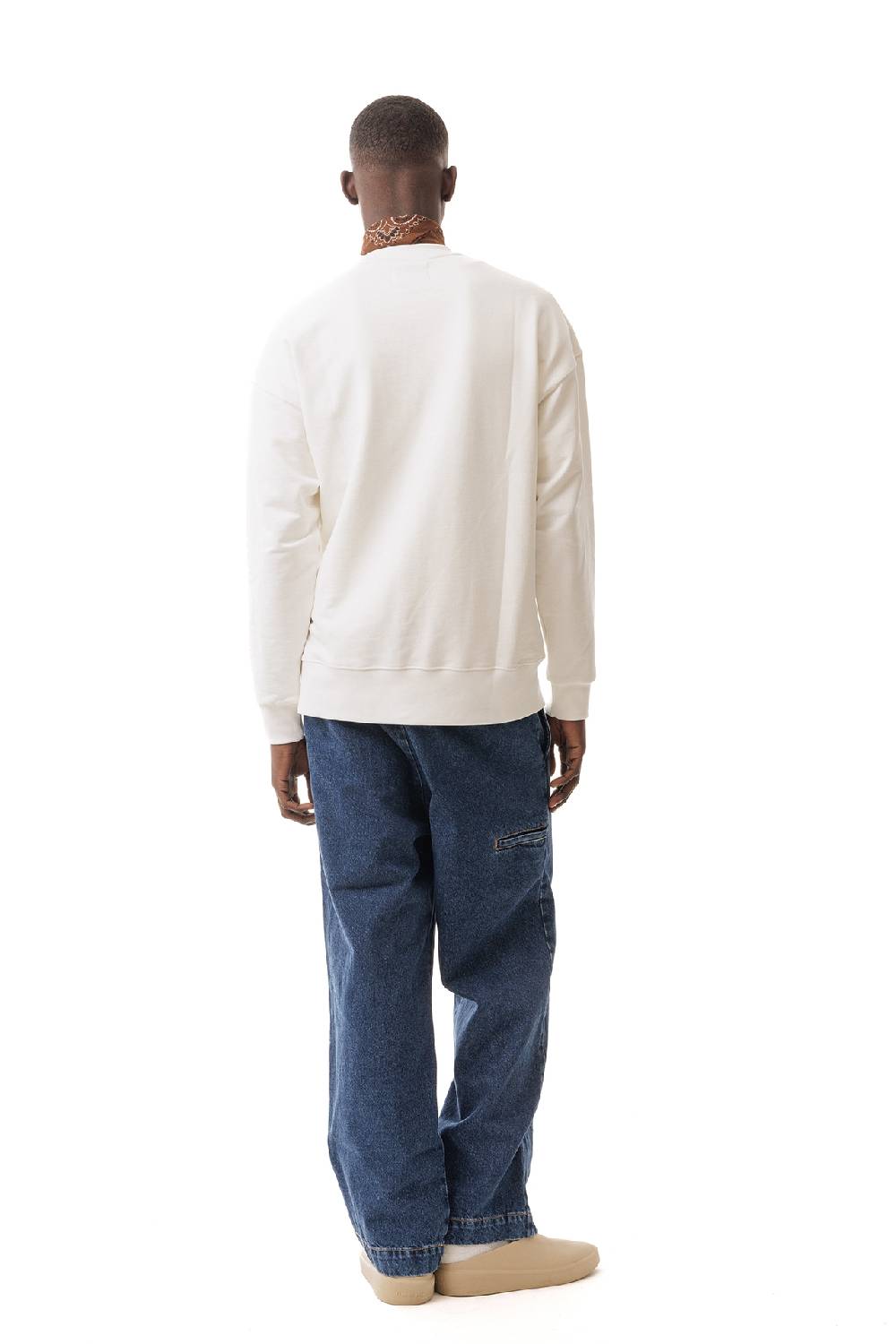 Lc23 Western Logo Sweatshirt Cream