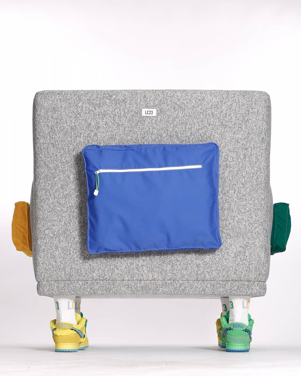 Lc23 Wood Feet Polartec Armchair