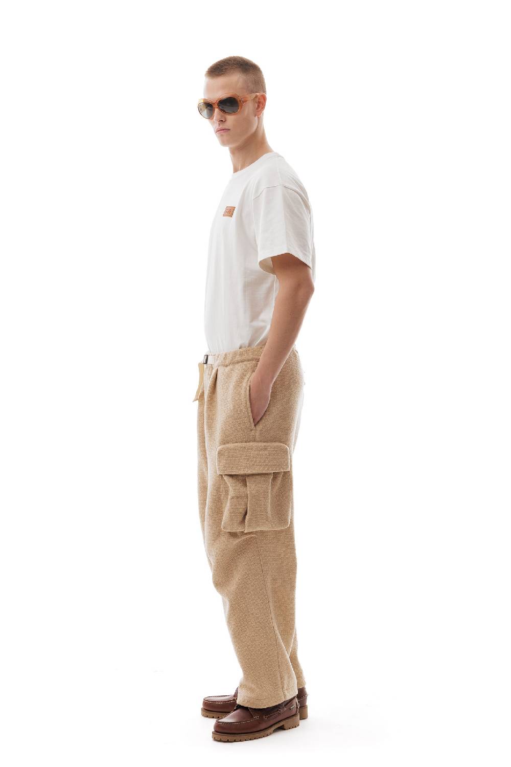 Lc23 Wool Cargo Pants Beige