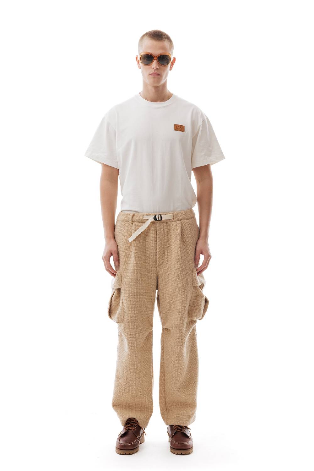 Lc23 Wool Cargo Pants Beige