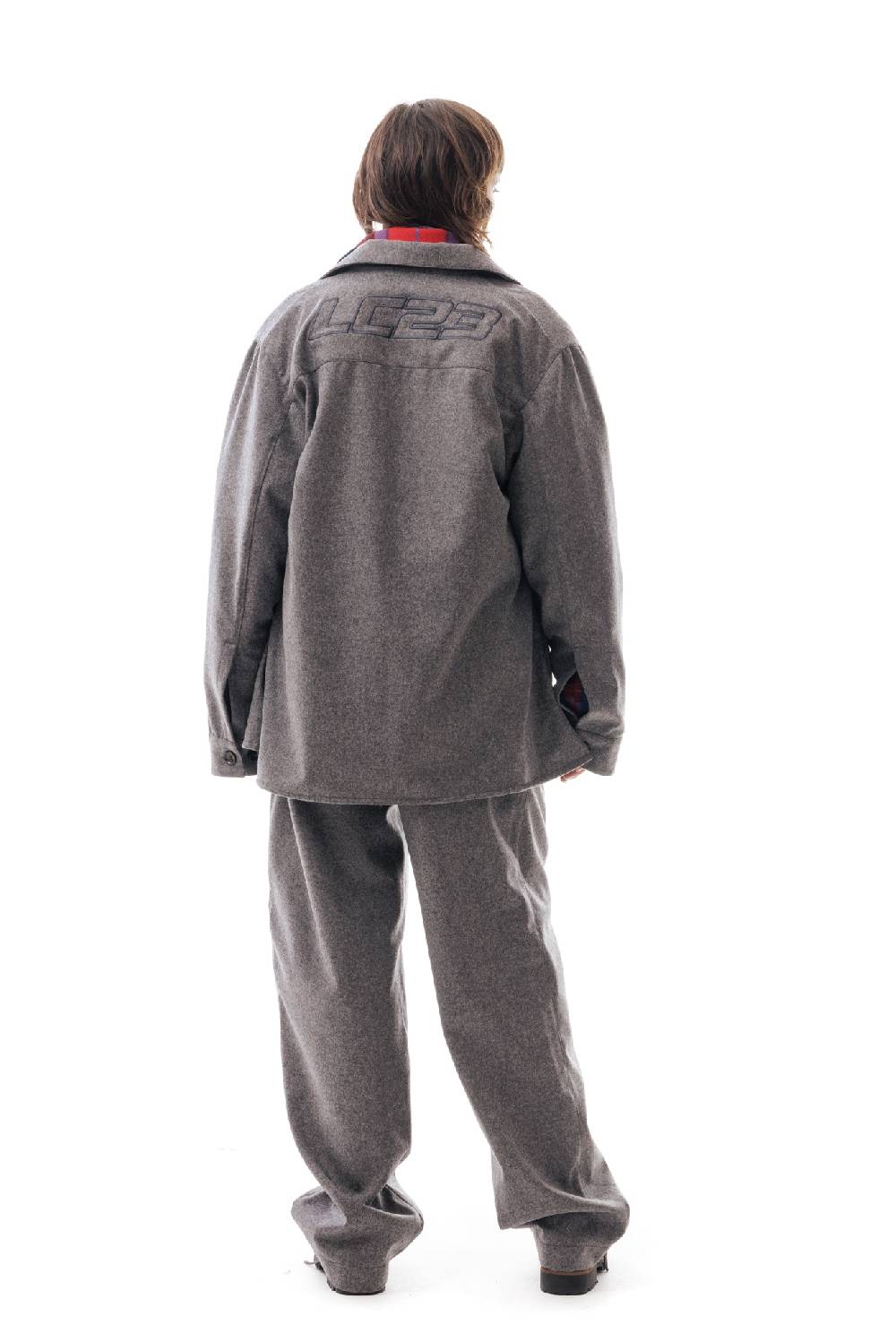 Lc23 WR Wool Overshirt Grey