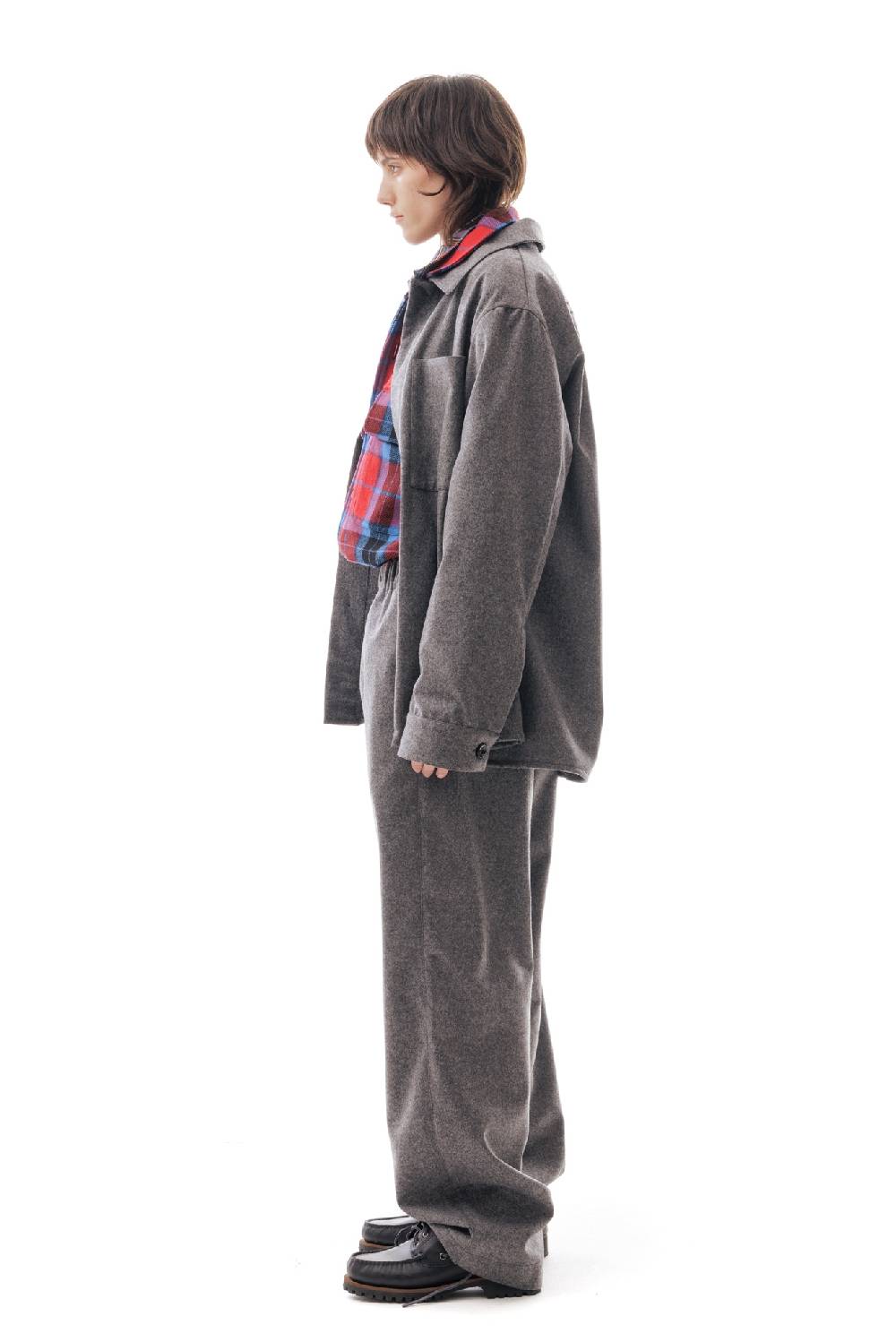 Lc23 WR Wool Overshirt Grey