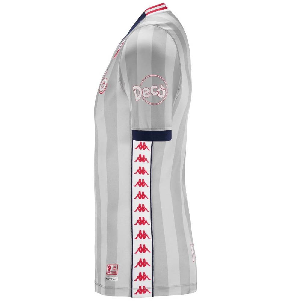 Lc23 LC23 X Kappa X SSC BARI Silver Jersey Short Sleeve