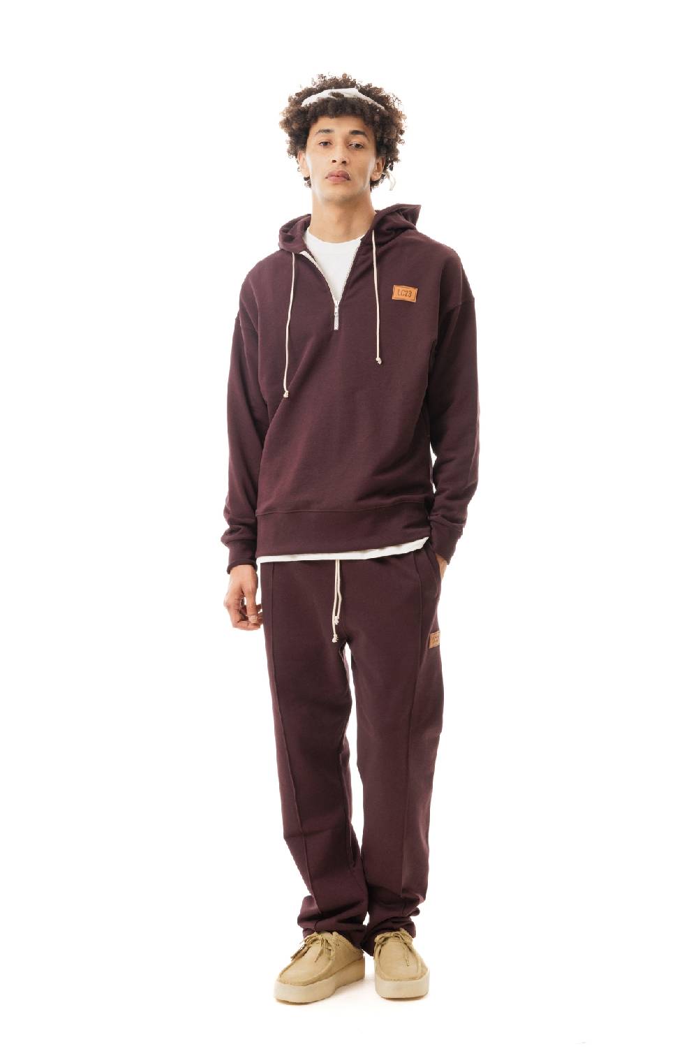 Lc23 Zip Hoodie Bordeaux