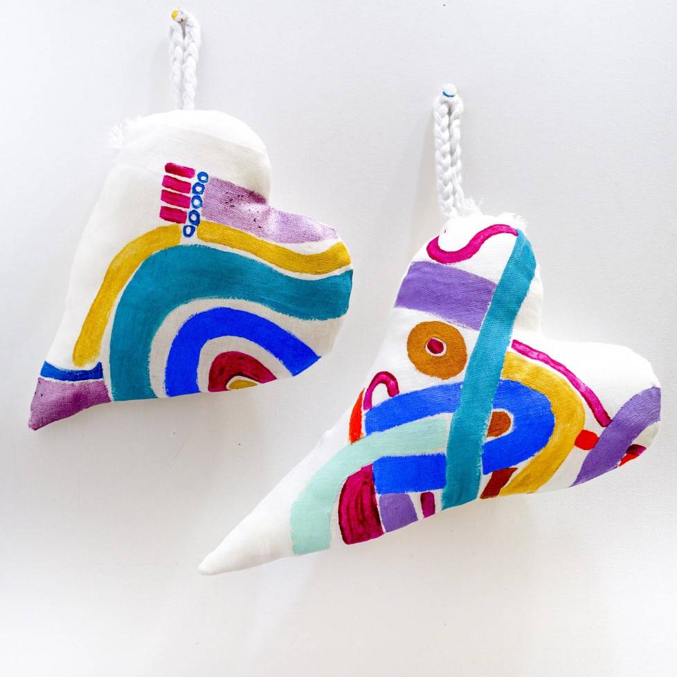 Le Botteghe Su Gologone CDIP01 Cuore dipinto a mano SuGologone