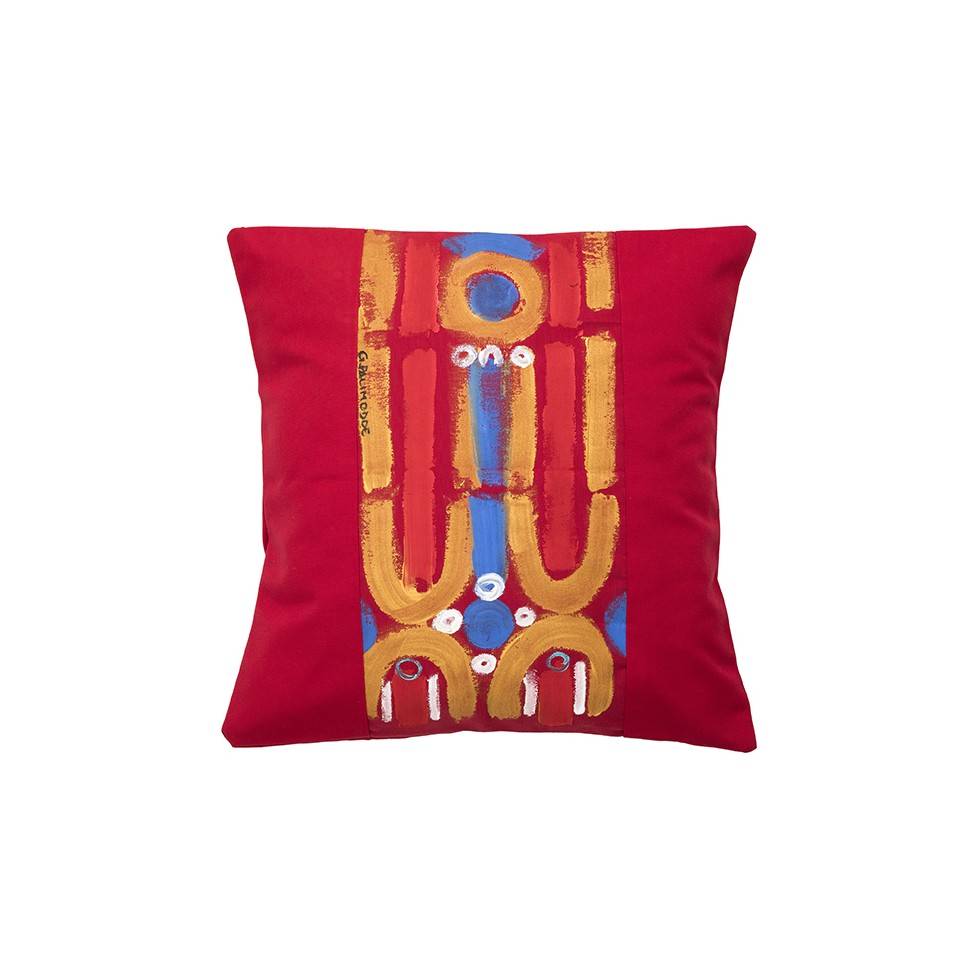 Le Botteghe Su Gologone Cuscino dipinto a mano CDE015
