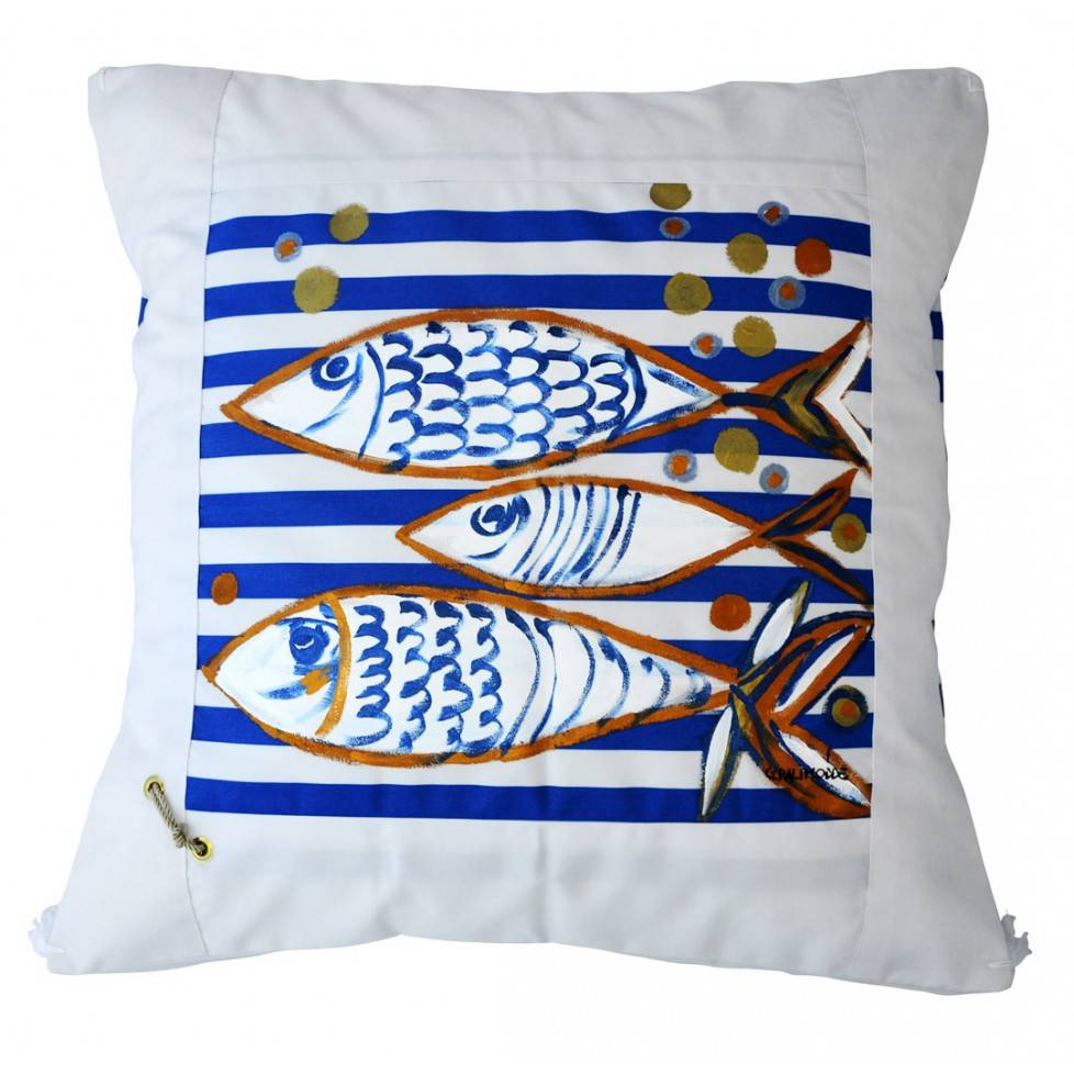 Le Botteghe Su Gologone Cuscino dipinto CDE193