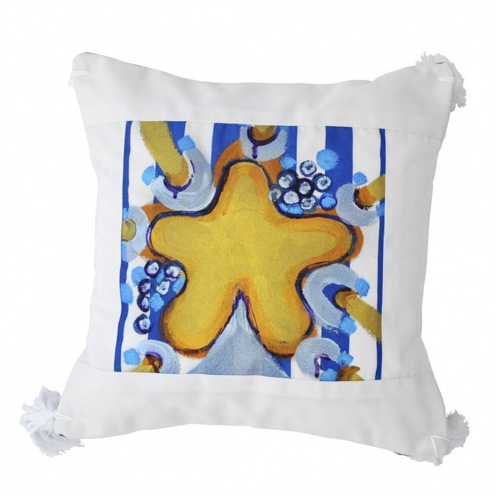 Le Botteghe Su Gologone Cuscino dipinto CDE207