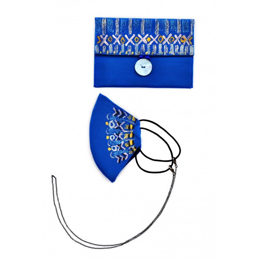 Le Botteghe Su Gologone Mascherina dipinta mano S04