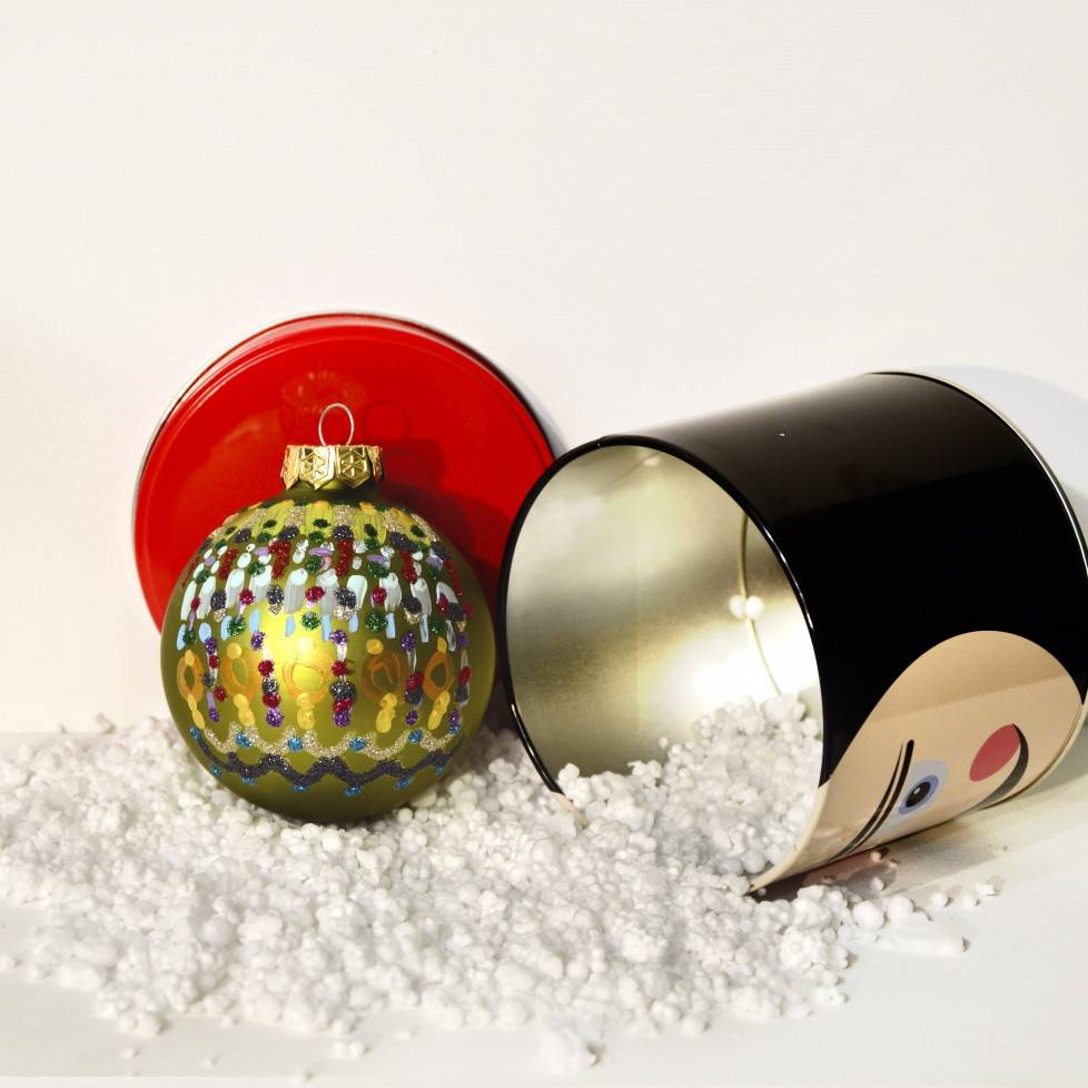 Le Botteghe Su Gologone Palla verde di Natale GB01 Su Gologone