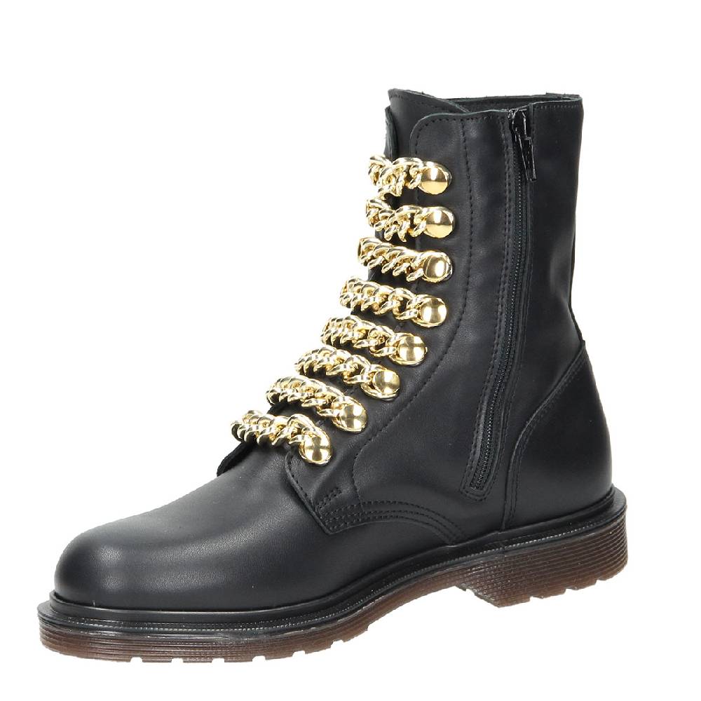 Le Dangerouge Amelie Black Leather Gold