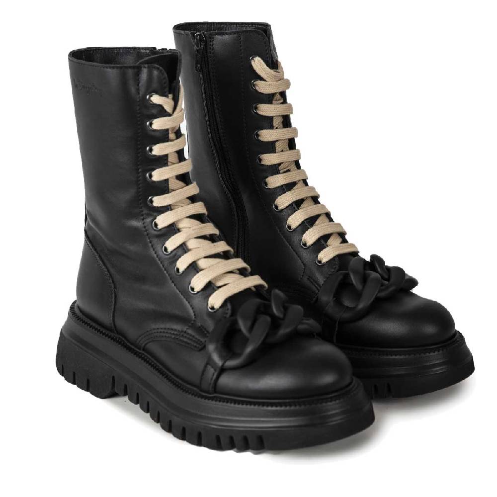 Le Dangerouge Asia Beige Laces