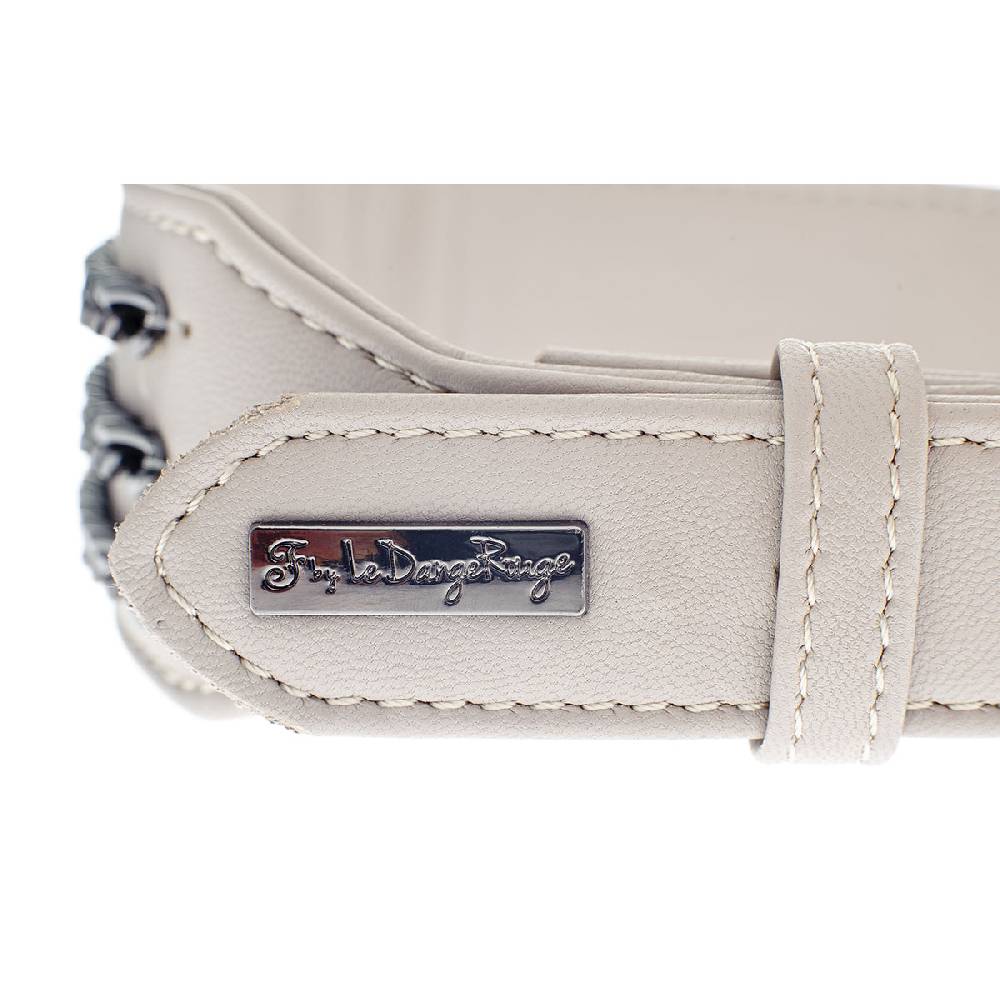 Le Dangerouge Big Dog Collar Beige