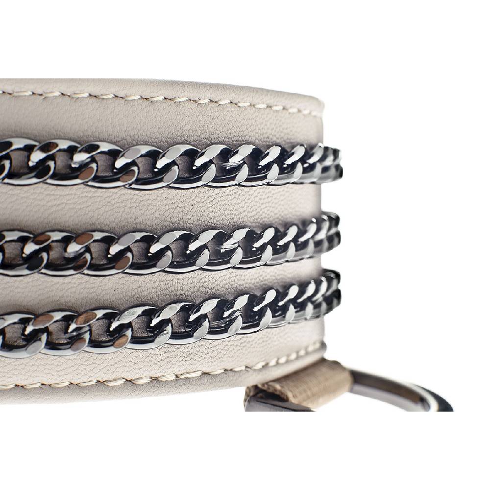 Le Dangerouge Big Dog Collar Beige