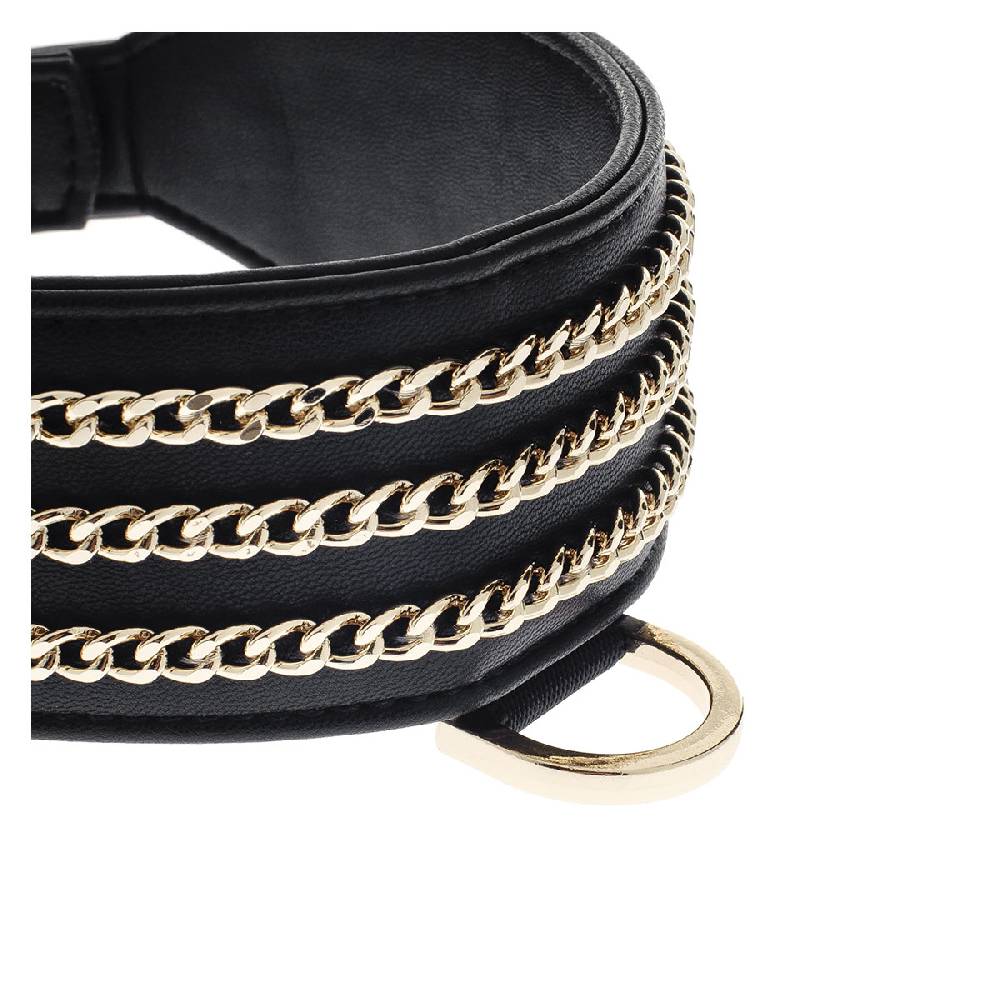 Le Dangerouge Big Dog Collar Black