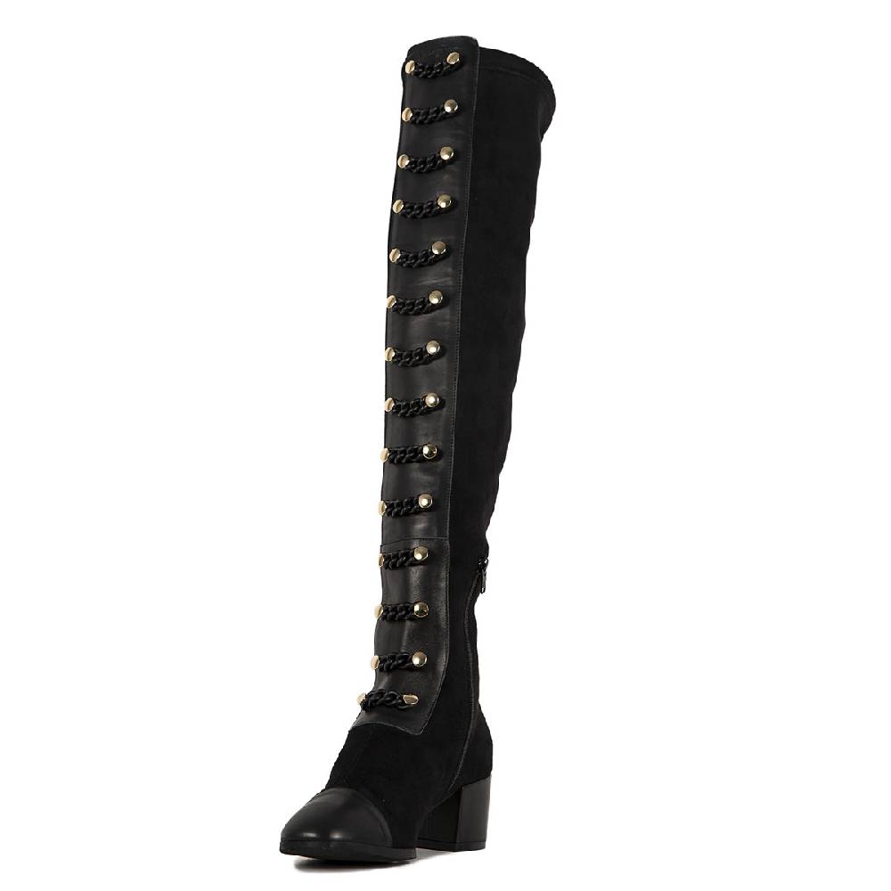 Le Dangerouge Ginevra Tall Black Chain