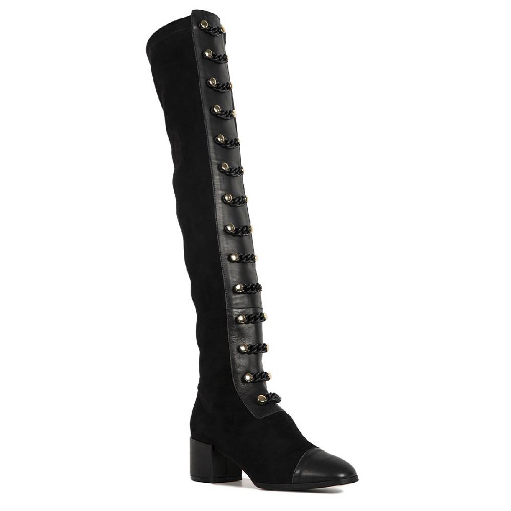 Le Dangerouge Ginevra Tall Black Chain
