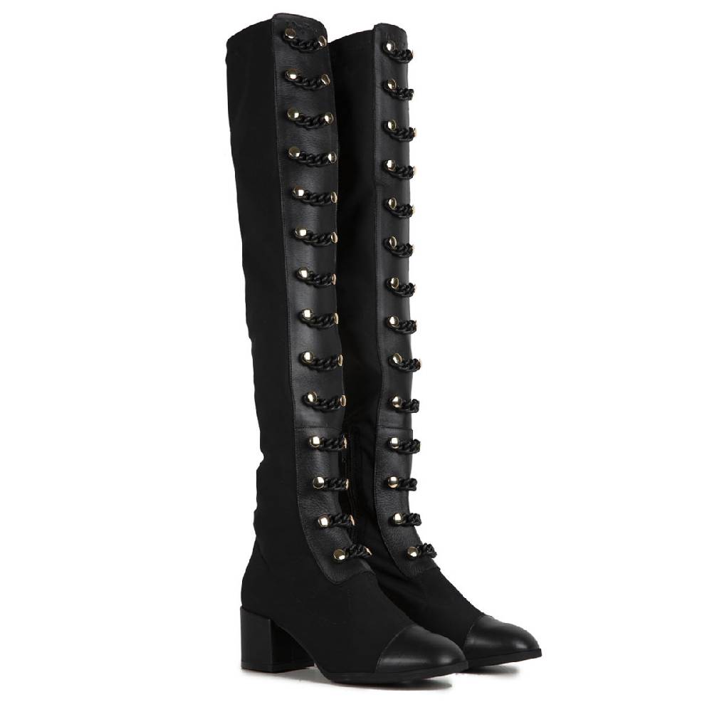 Le Dangerouge Ginevra Tall Black Chain