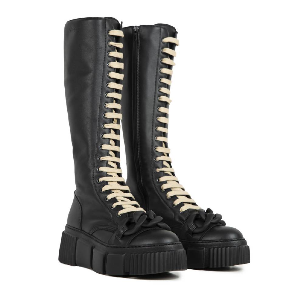 Le Dangerouge Ophelia Tall Beige Laces