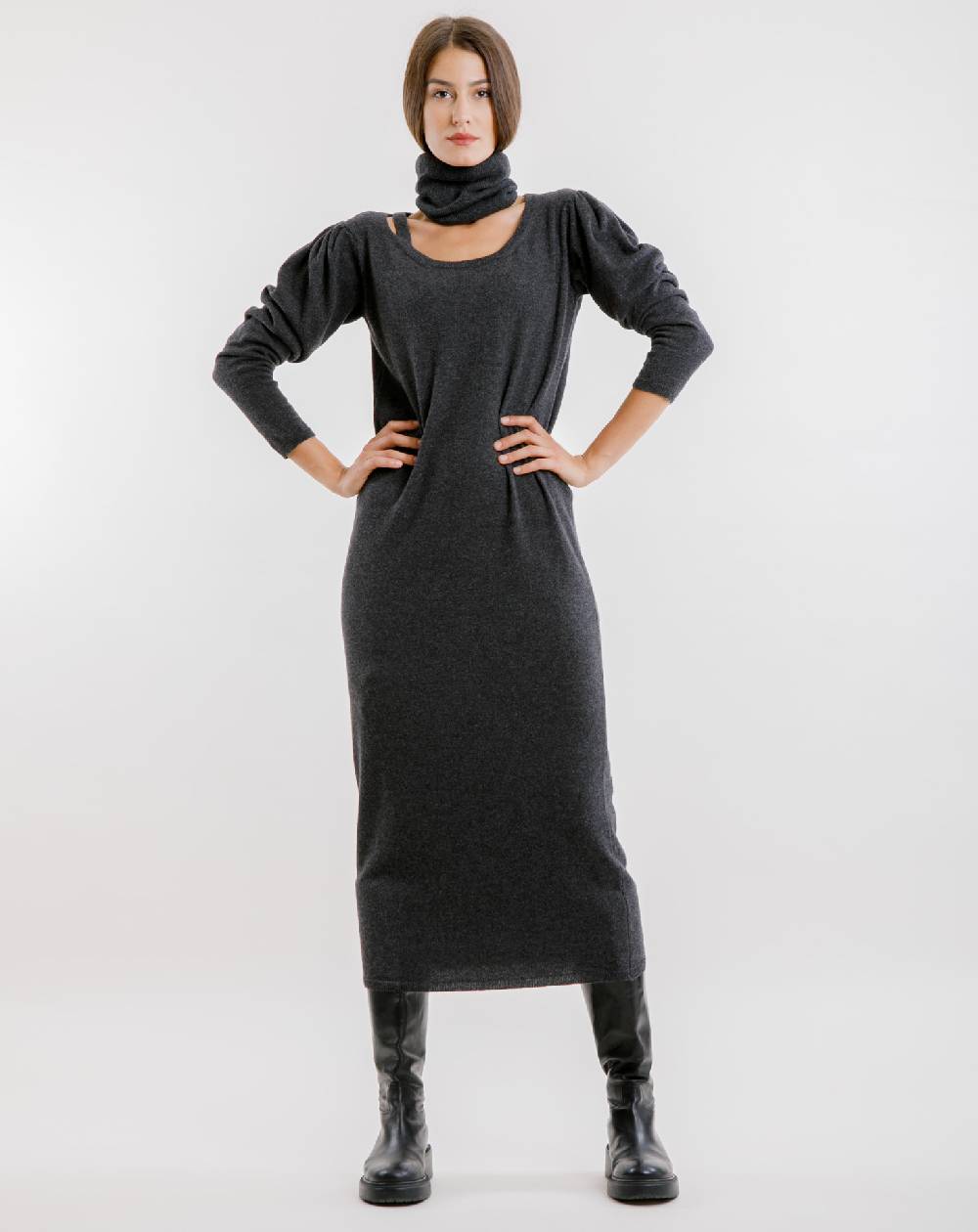 Le Twins Abito Dina – Grigio